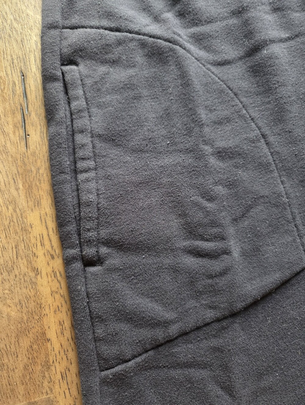 Roots Crewneck Sweatshirt Dress Extra Long With Back Slit And Pockets - Picture 3 of 8